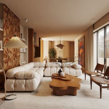 CĂN HỘ MANG PHONG CÁCH FARMHOUSE  KẾT HỢP ART DECOR